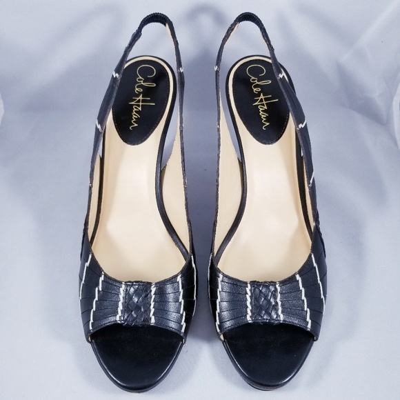 Cole Haan Shoes - *Final Markdown* Cole Haan Leather Slingback Heels